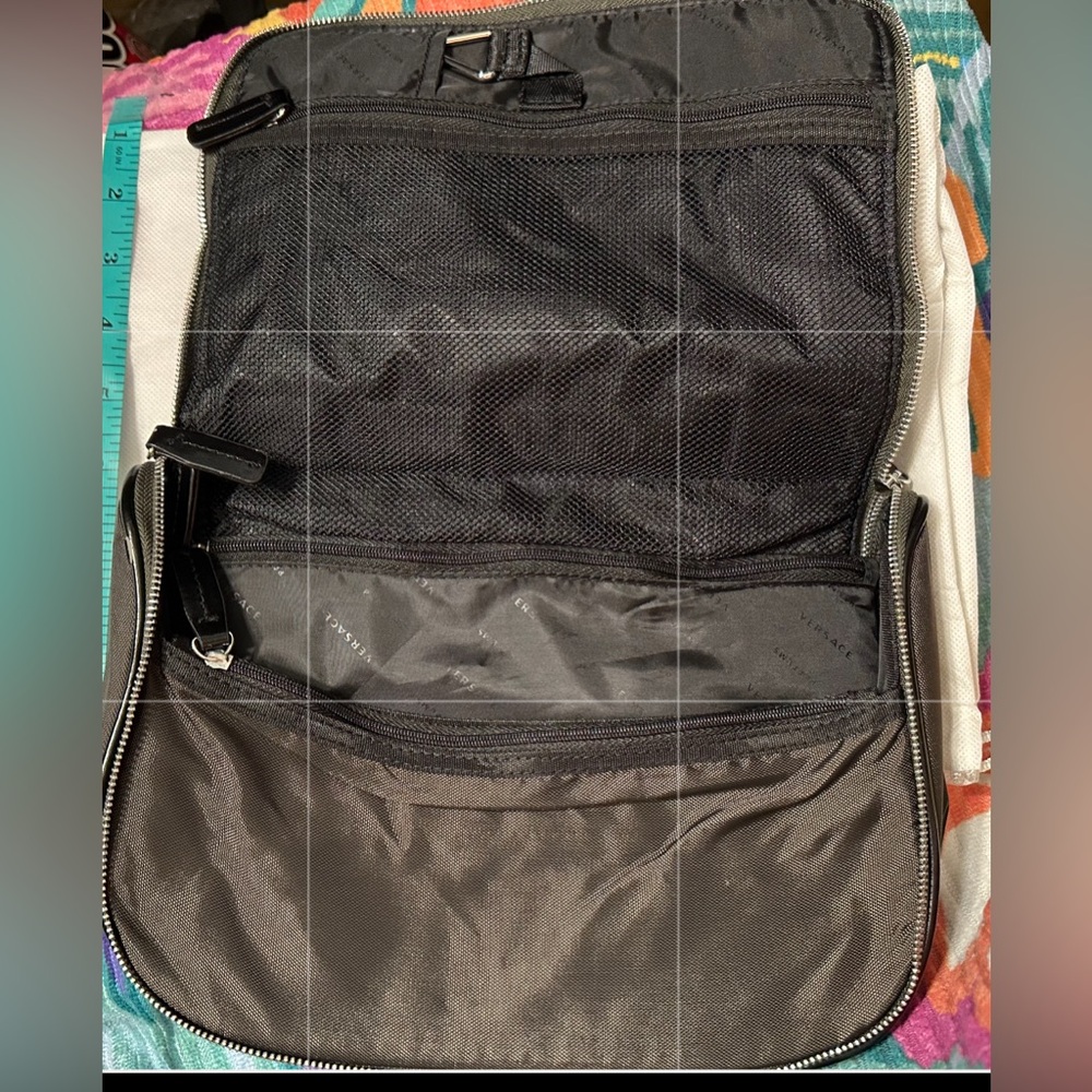 Versace Parfums Travel Zipper Toiletry Bag